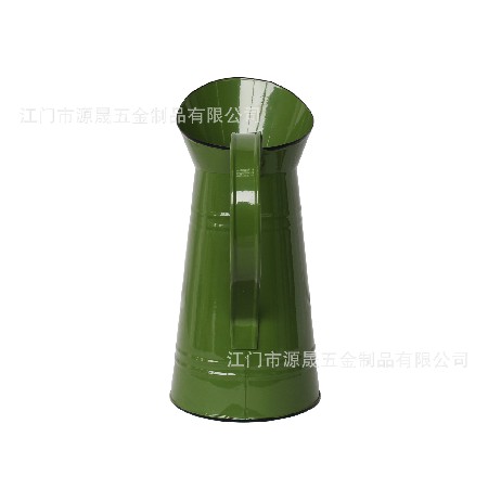 廣東廠家定制美式鄉(xiāng)村鍍鋅鐵藝奶壺花瓶創(chuàng)意復古干花花瓶園藝花桶