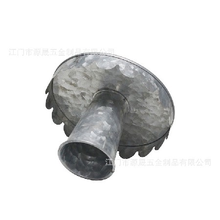 外貿(mào)出口定制小號(hào)金屬蛋糕架托盤  歐式婚慶扇形邊鍍鋅金屬蛋糕架