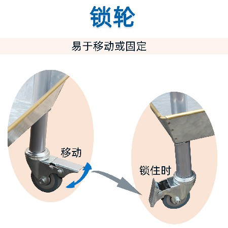 定制美式三層手推車(chē) 鐵制餐飲廚房多功能收納移動(dòng)小推車(chē)置物架